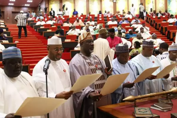 Dino Melaye Shares Photos After He Was Sworn-In At The Senate